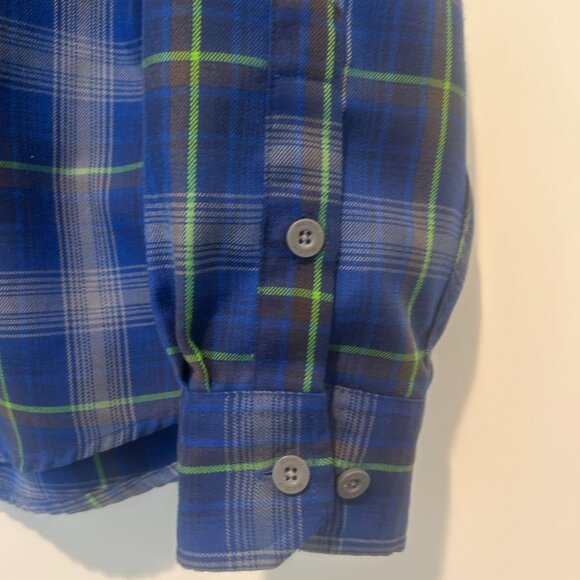 Marmot Men’s Large Long Sleeve Plaid Button Down Shirt SCC-183 - Picture 3 of 6